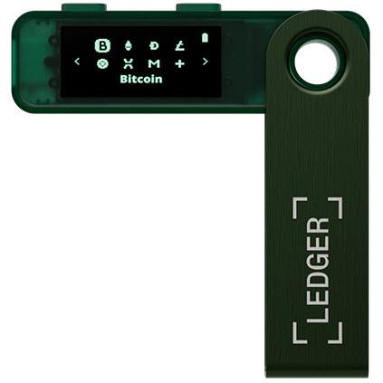 Ledger Nano S Plus Digital Wallet (Emeral Green)