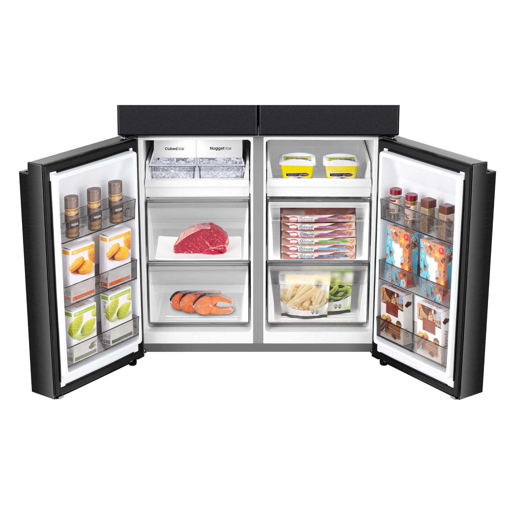 Hisense HRCD640TBW 640L French Door Fridge (Dark Stainless Steel)