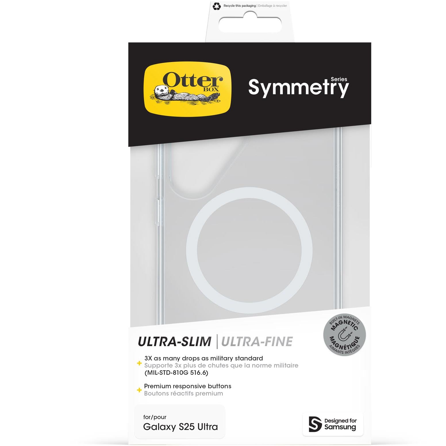 OtterBox Symmetry Case for Galaxy S25 Ultra (Clear)