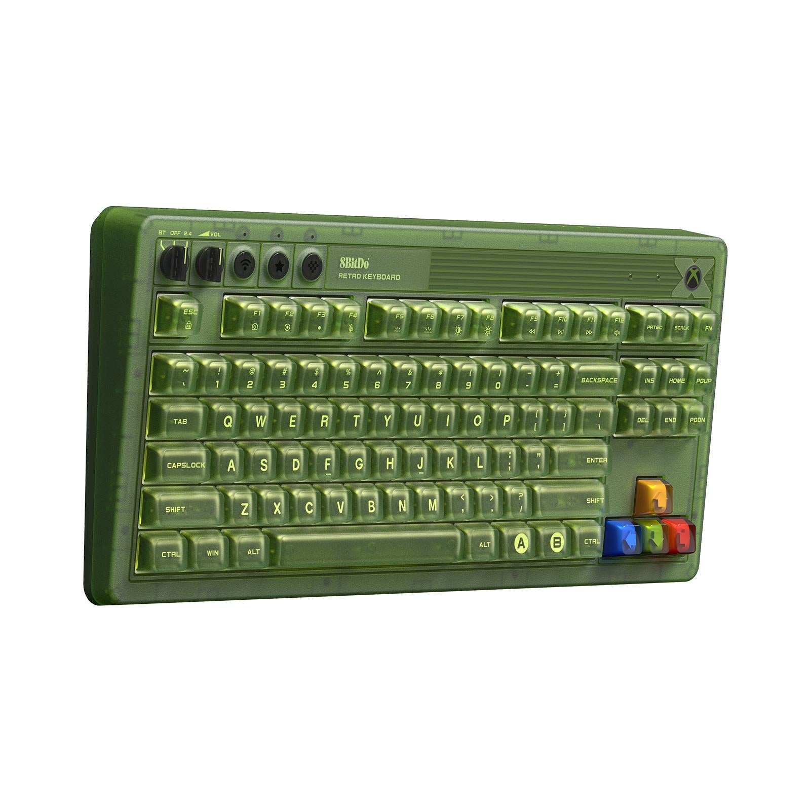 8Bitdo Retro 87 Mechanical Keyboard - Xbox Edition