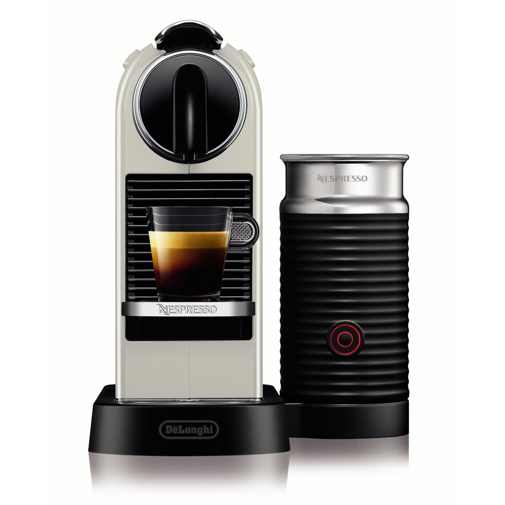 De'Longhi Nespresso Citiz & Milk Coffee Machine (White) - JB Hi-Fi