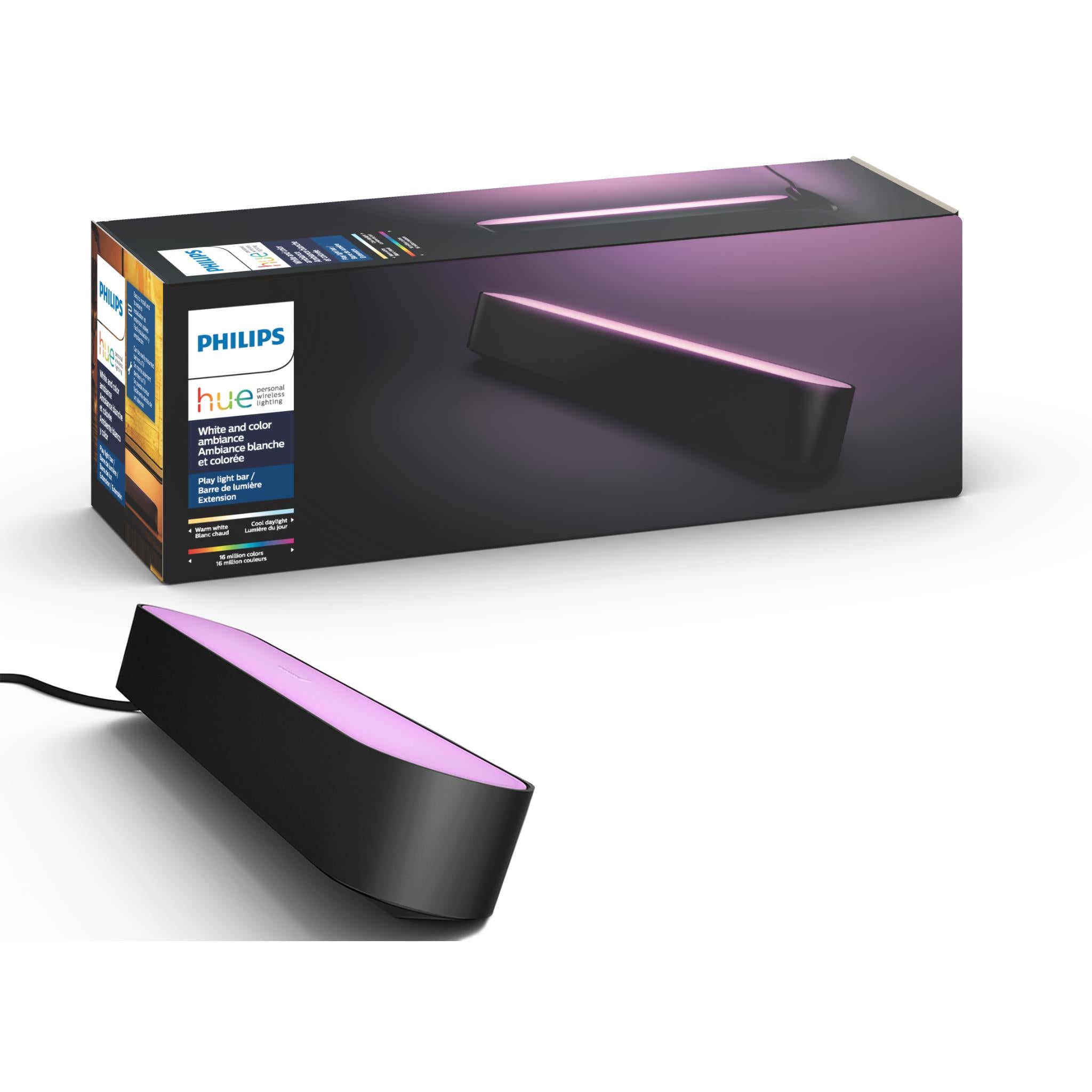 Philips Hue Play Smart Light Bar Single Extension (Black) - JB Hi-Fi