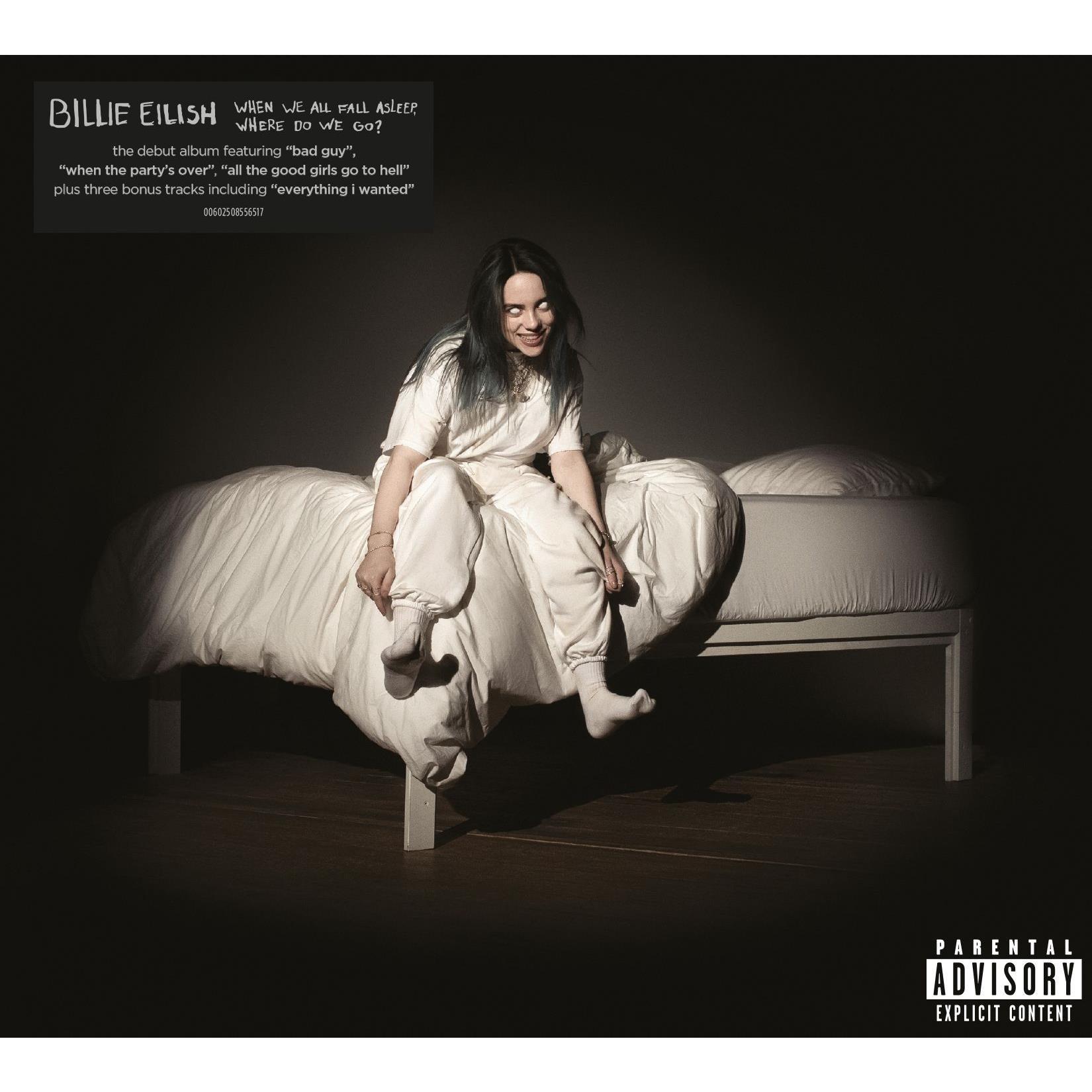 Billie Eilish when we all fall asleep where popular do we go singles vinyl boxset