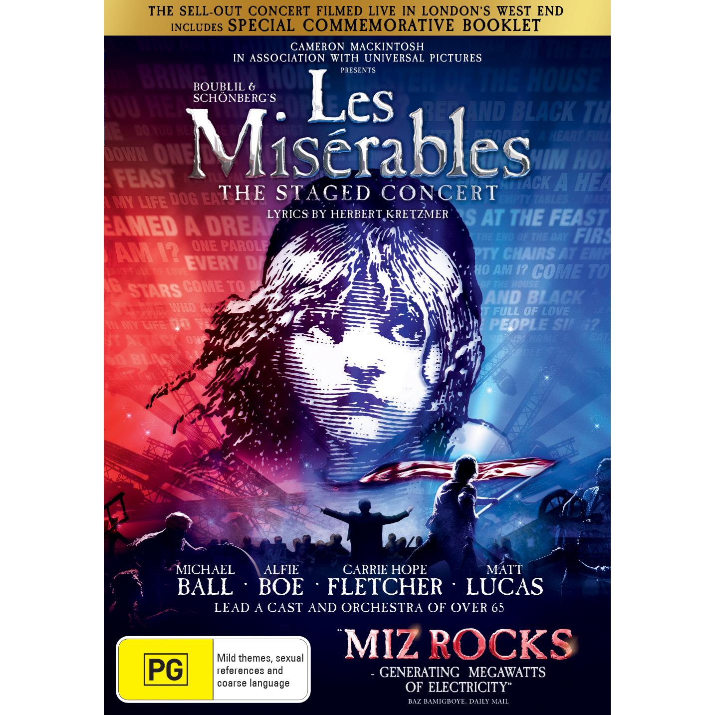 Les Miserables The Staged Concert JB Hi Fi