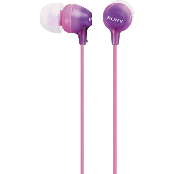 Sony MDR EX15LP In Ear Headphones Violet JB Hi Fi