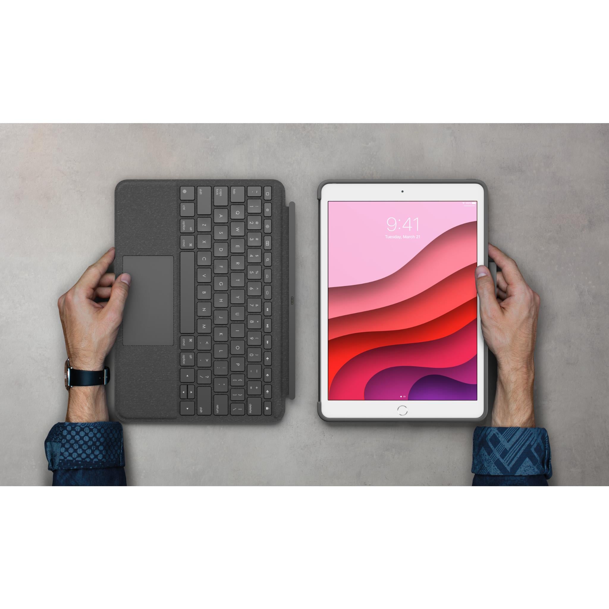 Logitech Combo Touch Folio Keyboard Case for iPad 10.2" [7th/8th/9th Gen]