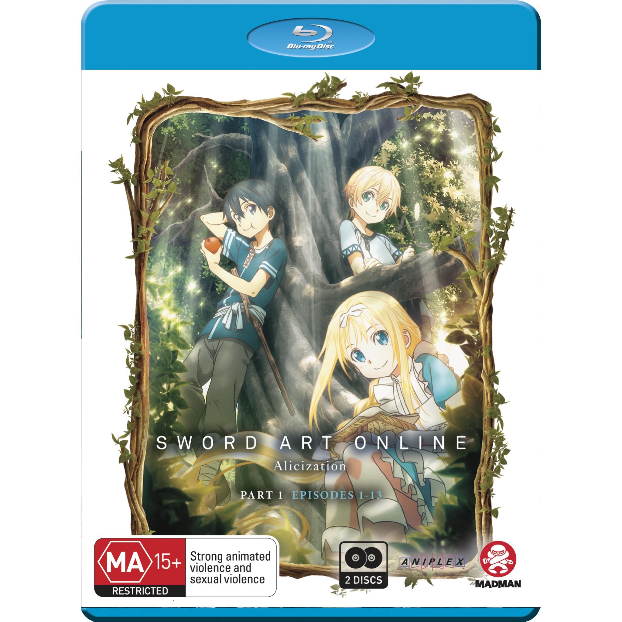 Sword Art Online Blu Ray Part 1 Episodes 1-13 Blu Ray 2-Discs **NEW** Anime