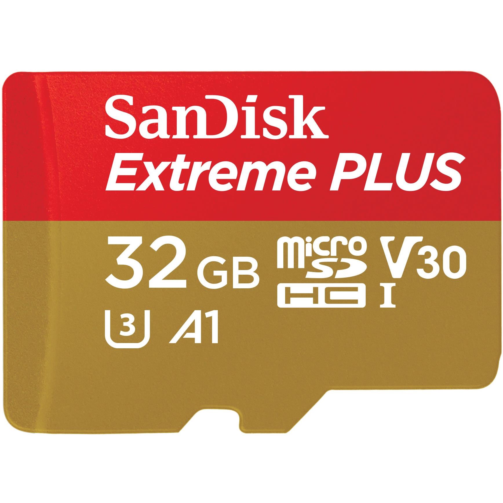 SanDisk Ultra Plus SDHC 32GB 130MB/s Memory Card - JB Hi-Fi