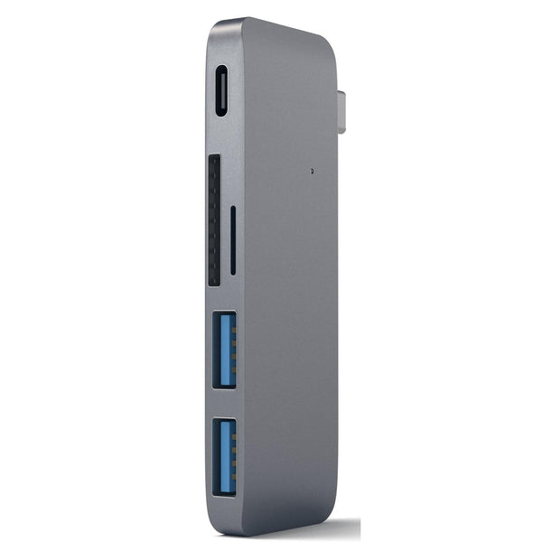 Satechi® Type-C Pass Through USB Hub with USB-C Charging Port 