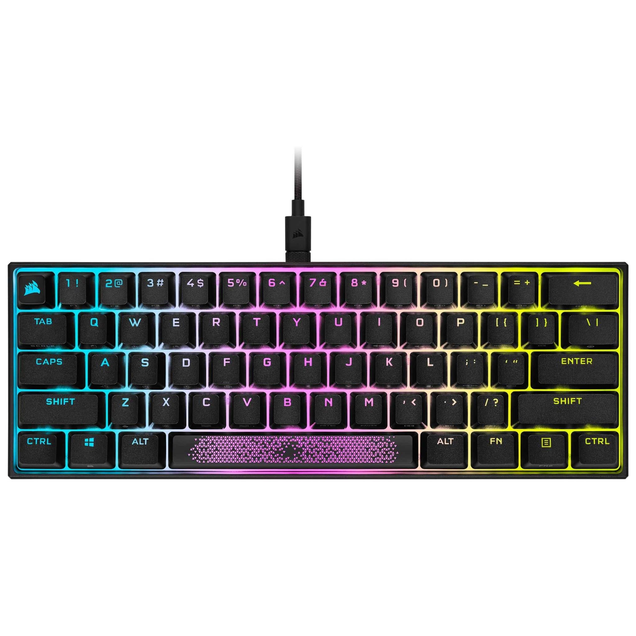 Corsair K65 RGB MINI 60% Mechanical Gaming Keyboard (Cherry MX) - JB Hi-Fi
