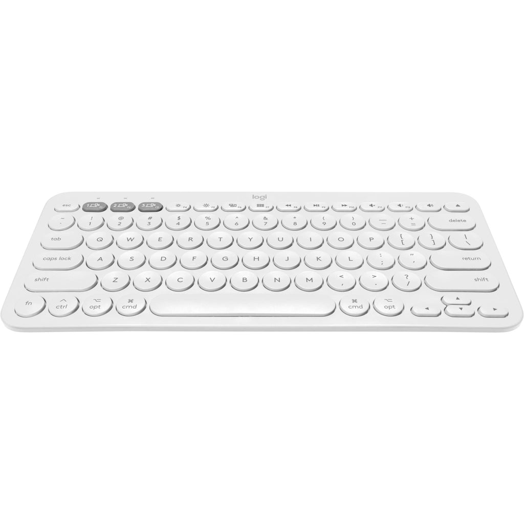 Logitech K380 Bluetooth Multi-Device Keyboard for Mac (White) - JB Hi-Fi