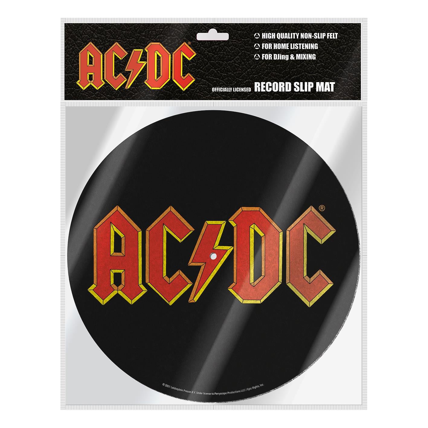 AC/DC - Logo Vinyl Record Slipmat (LP) - JB Hi-Fi