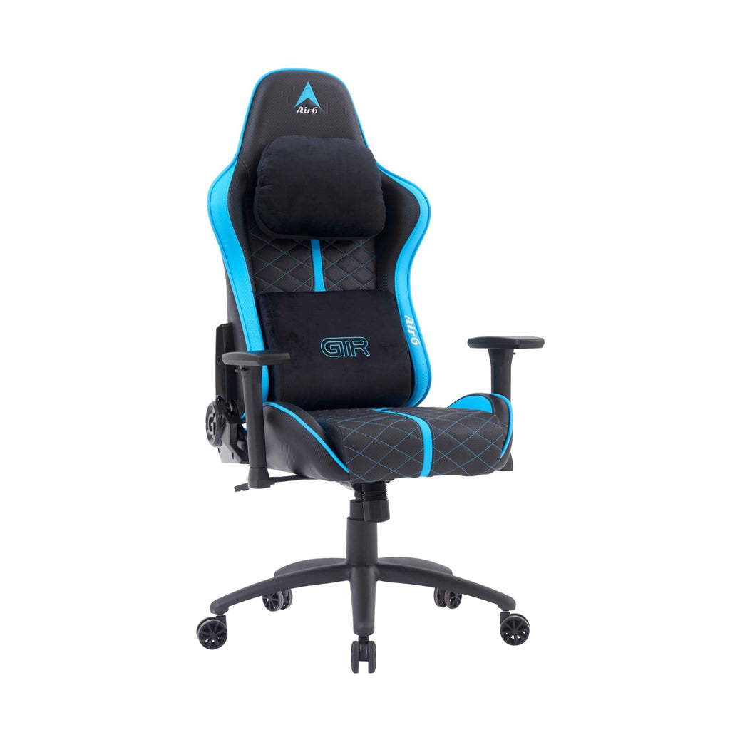 GTR Air 6 Series Gaming Chair (Black / Blue) - JB Hi-Fi