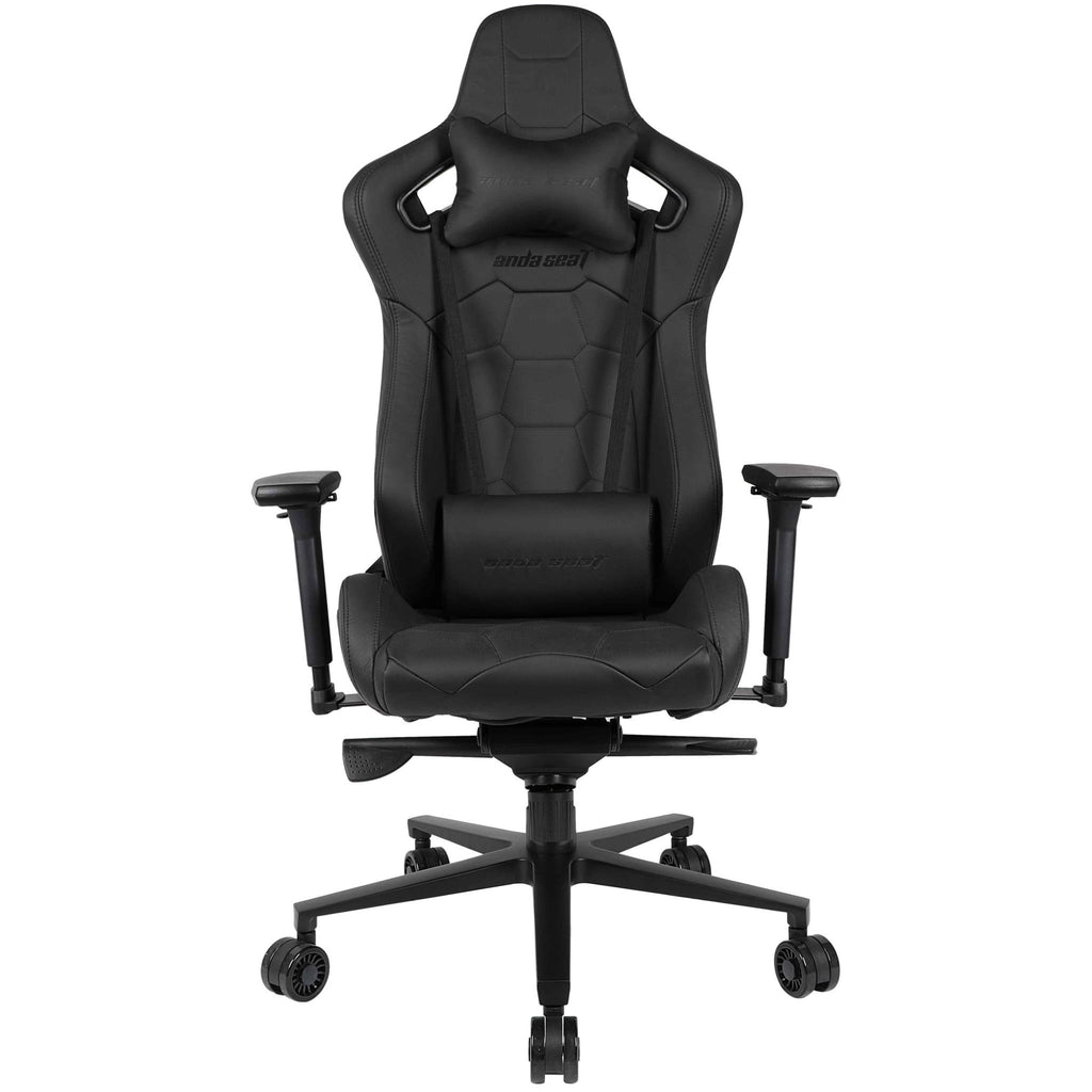 Anda Seat Dracula - Napa Leather Gaming Chair (Black) - JB Hi-Fi