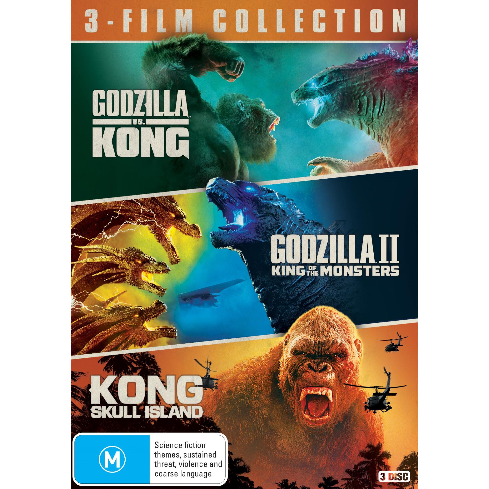 Godzilla & Kong - 3 Film Collection - JB Hi-Fi