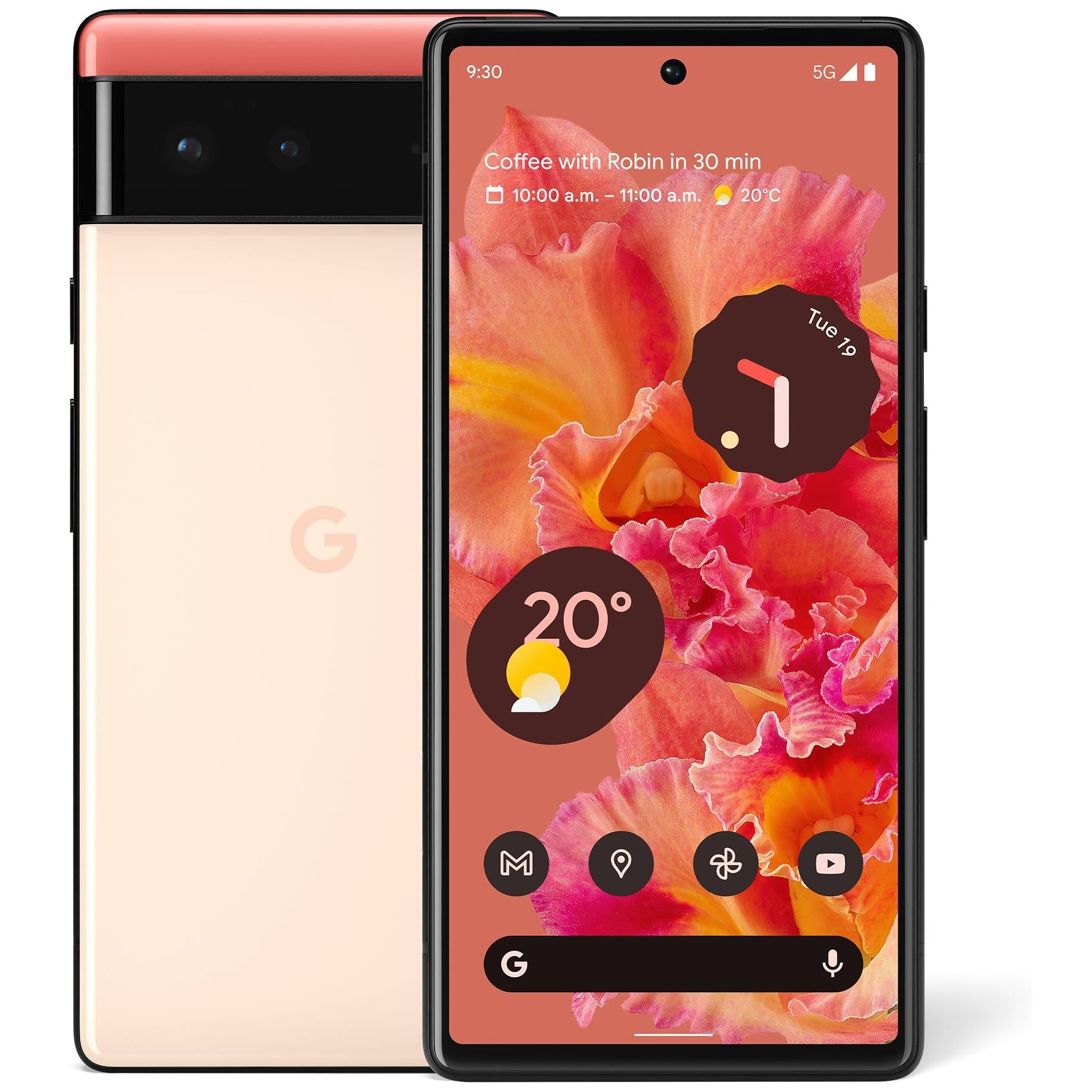 Google Pixel 6 5G 128GB (Kinda Coral) - JB Hi-Fi