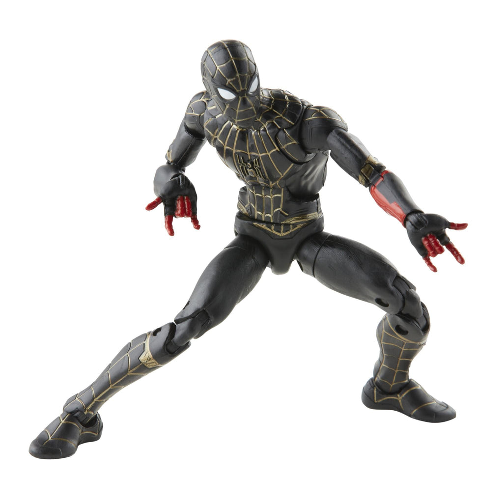 Marvel - Legends Series: Spider-Man - Black & Gold Suit Figure - JB Hi-Fi