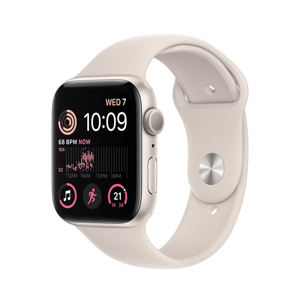 Apple Watch SE 44mm Starlight Aluminium Case GPS 2022 JB Hi Fi