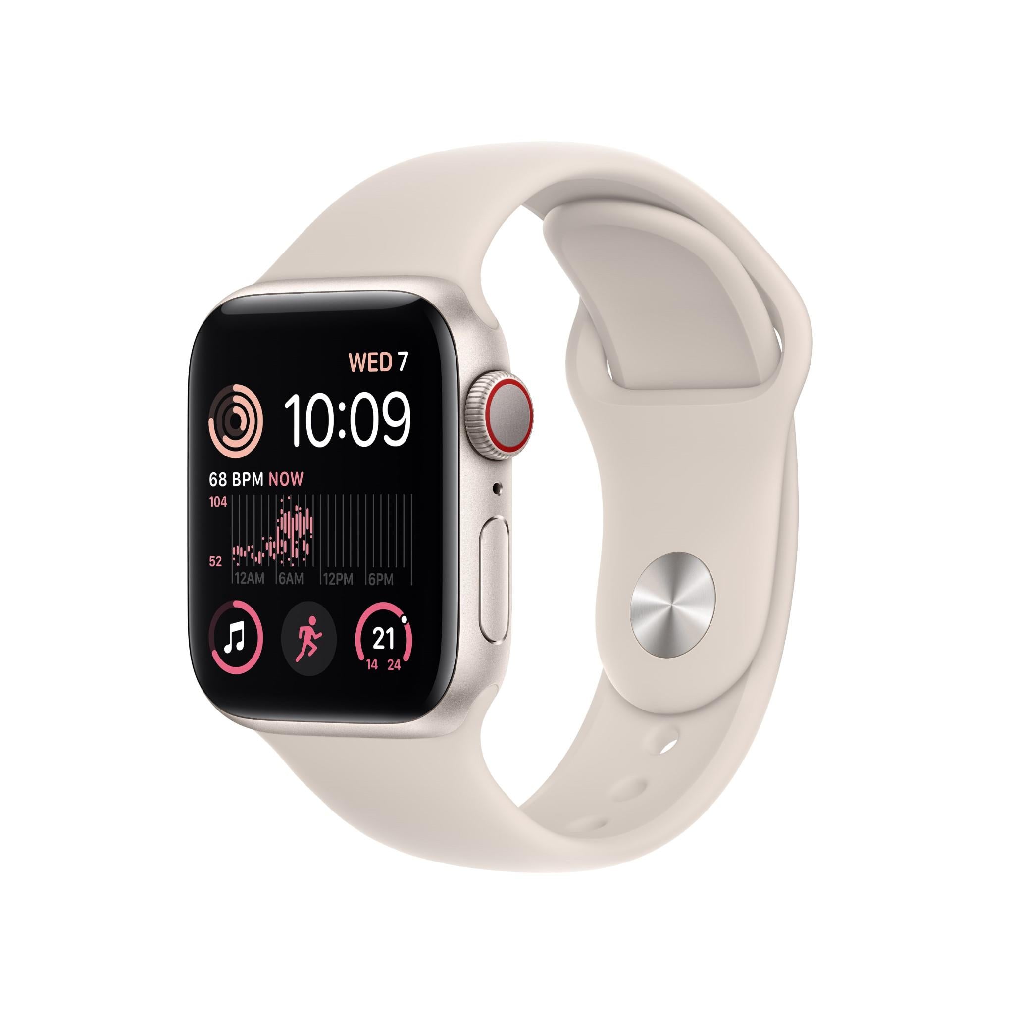 Apple Watch SE 40mm Starlight Aluminium Case GPS + Cellular [2022