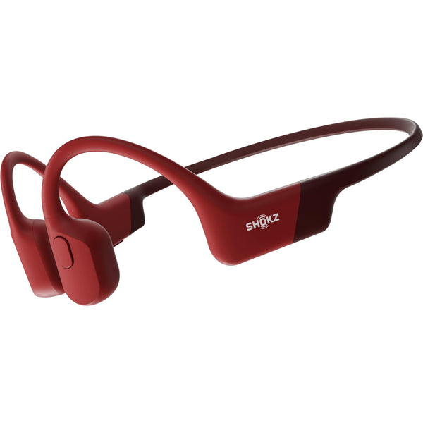 Shokz OpenRun Wireless Open Ear Headphones Red JB Hi Fi