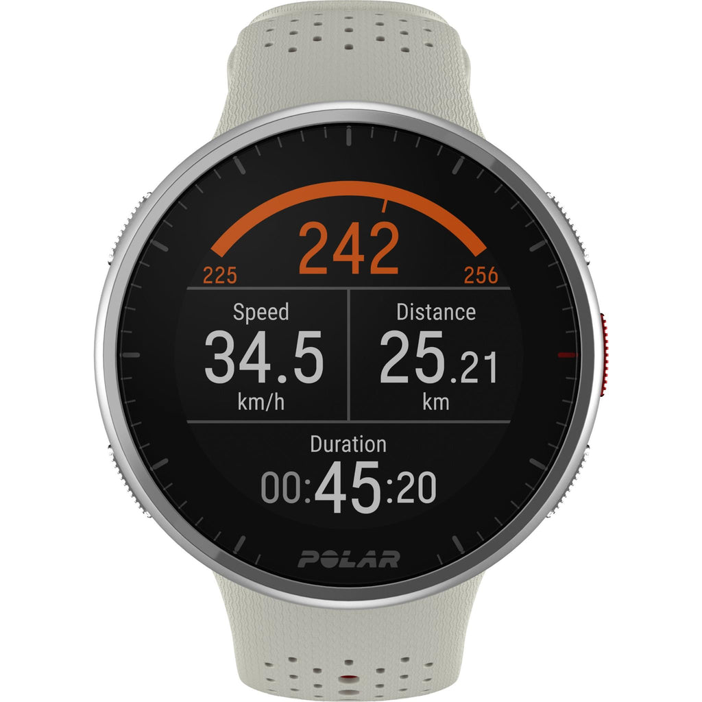 Polar Pacer Pro Advanced GPS Running Watch (Snow White) - JB Hi-Fi