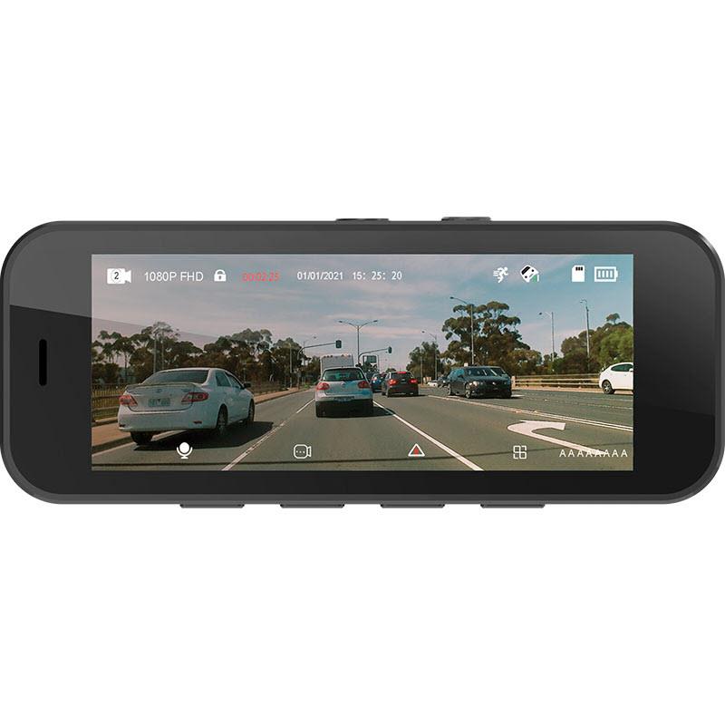 Kapture KPT-592 FHD Front & Rear Dash Camera with 3.2" Screen GPS Logger
