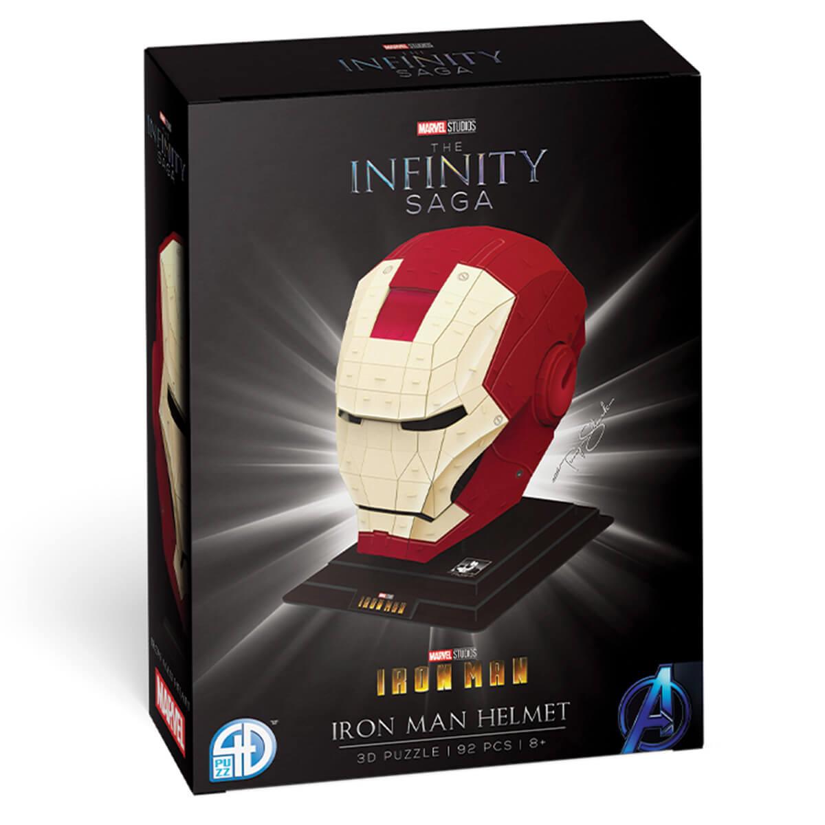 Marvel - Iron Man Helmet 92pc 3D Paper Model Kit - JB Hi-Fi