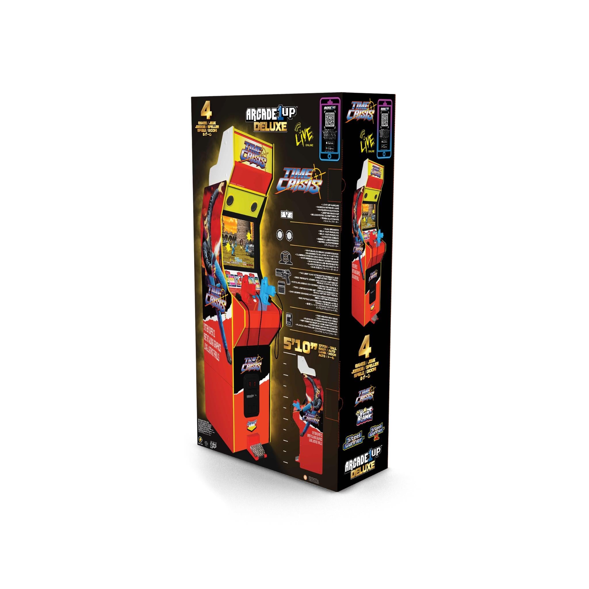 Arcade1Up Time Crisis Deluxe Arcade Machine 4-in-1 Game