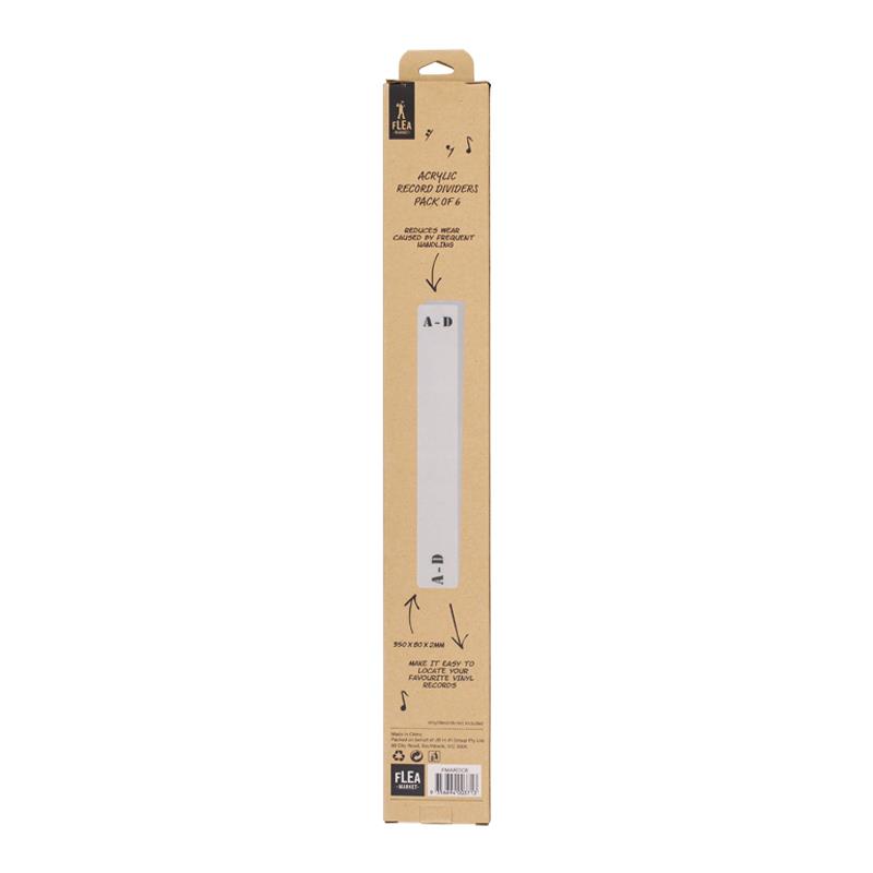 Flea Market Acryclic Record Dividers (Pack of 6)