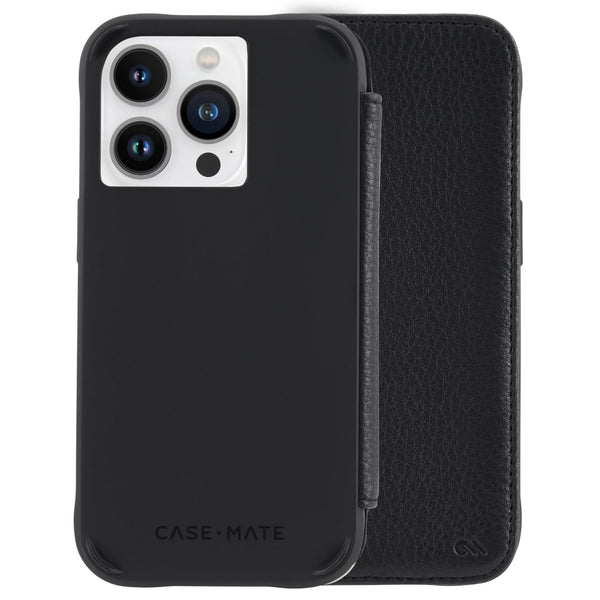 Case Mate Wallet Folio Case with MagSafe for iPhone 14 Pro Black