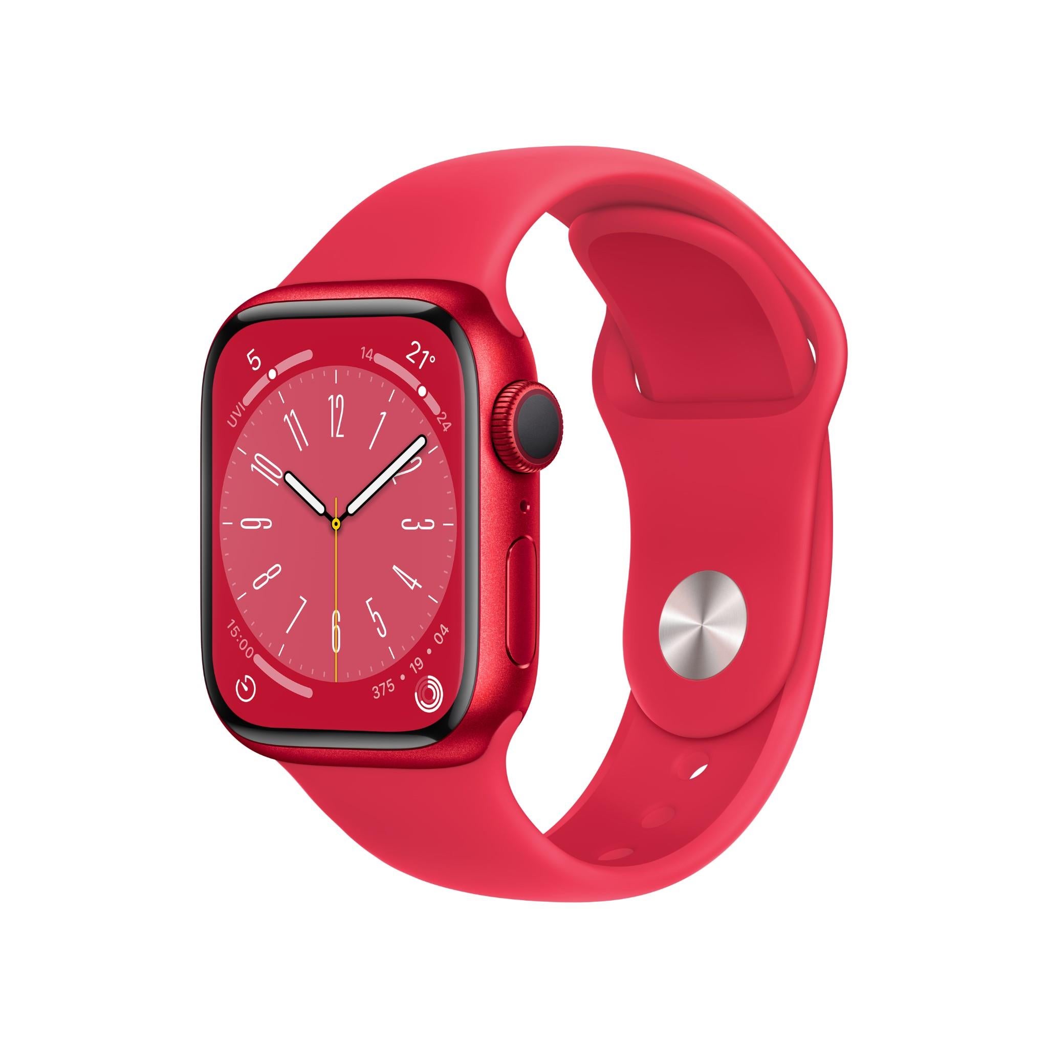 Apple Watch Series 8 41mm (Product)Red Aluminium Case GPS - JB Hi-Fi