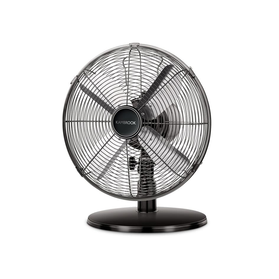 Kambrook Arctic 30cm Desk Fan (Gunmetal) - JB Hi-Fi