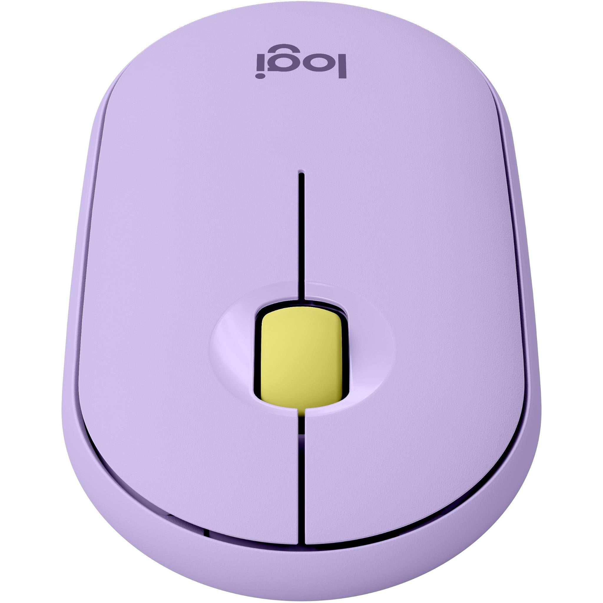Logitech M350 Pebble Wireless Mouse (Lavender)