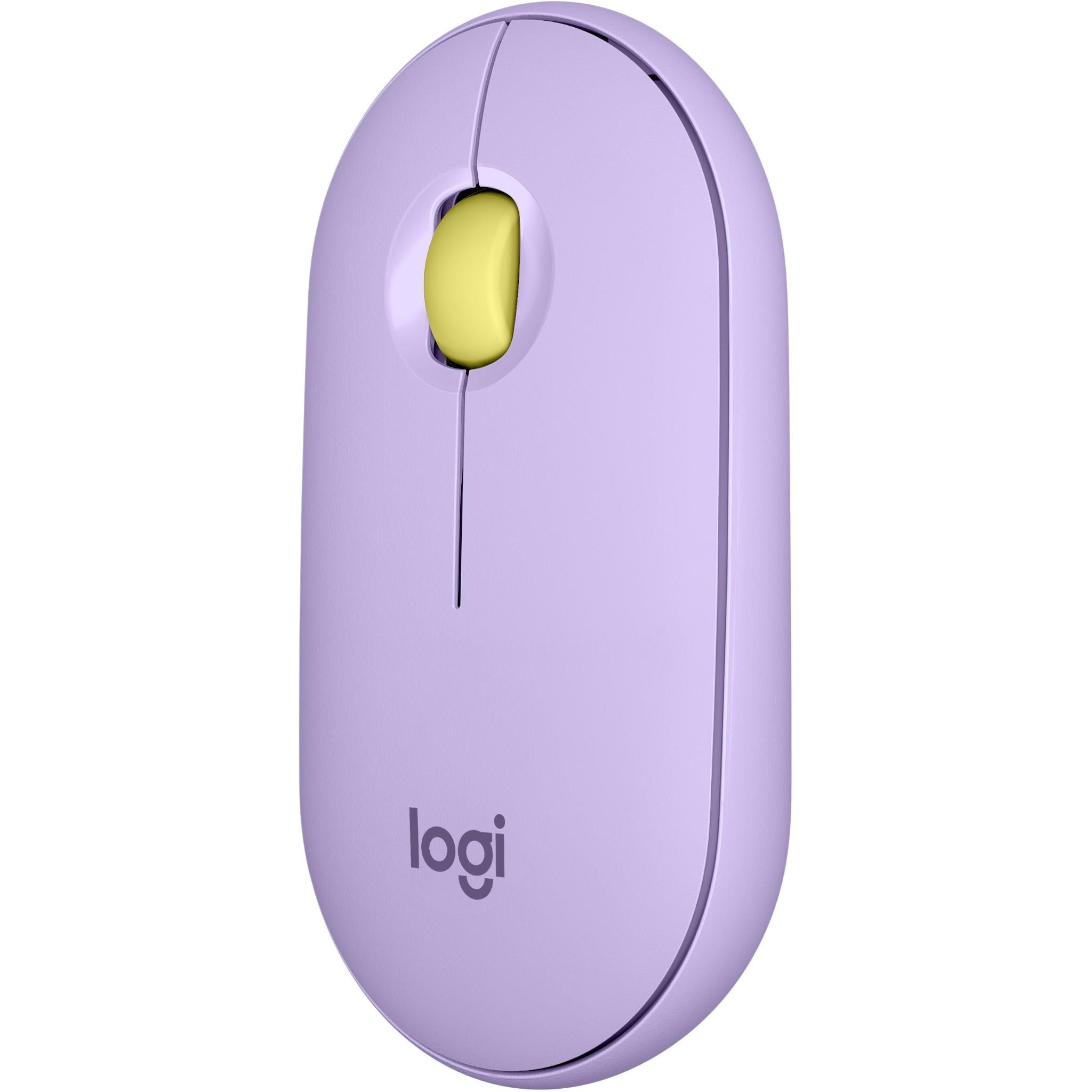 Logitech M350 Pebble Wireless Mouse (Lavender)