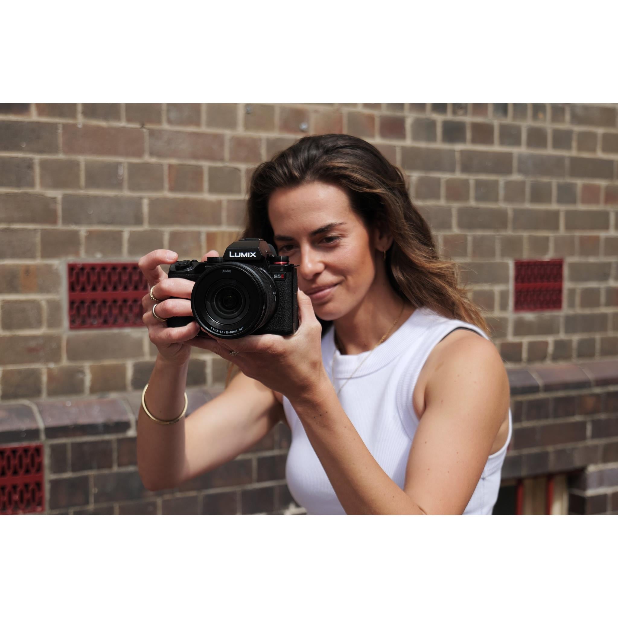 Panasonic LUMIX S5IIX Full-Frame Mirrorless Camera with 20-60mm Lens [6K Video]