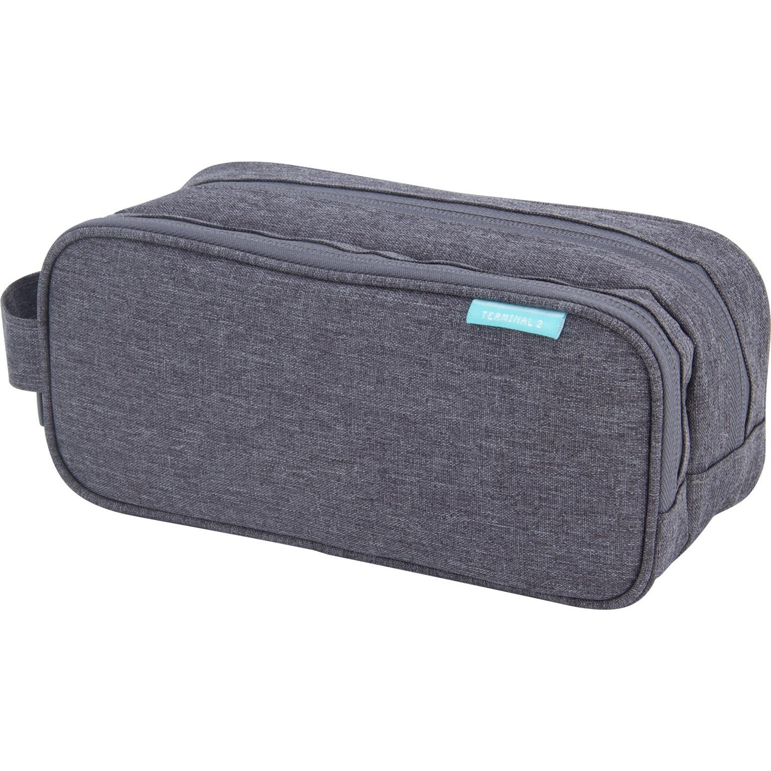 Travel Gadget Organizer Pouch Case | Hard Drive Bag | for Chargers, Cables, Travel Routers Grey