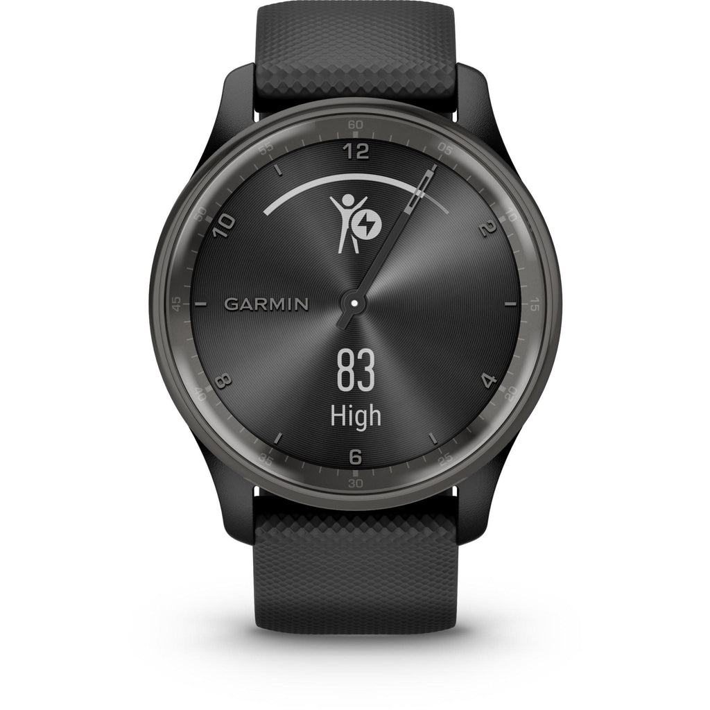 Garmin Vivomove Trend Smart Watch (Black) - JB Hi-Fi