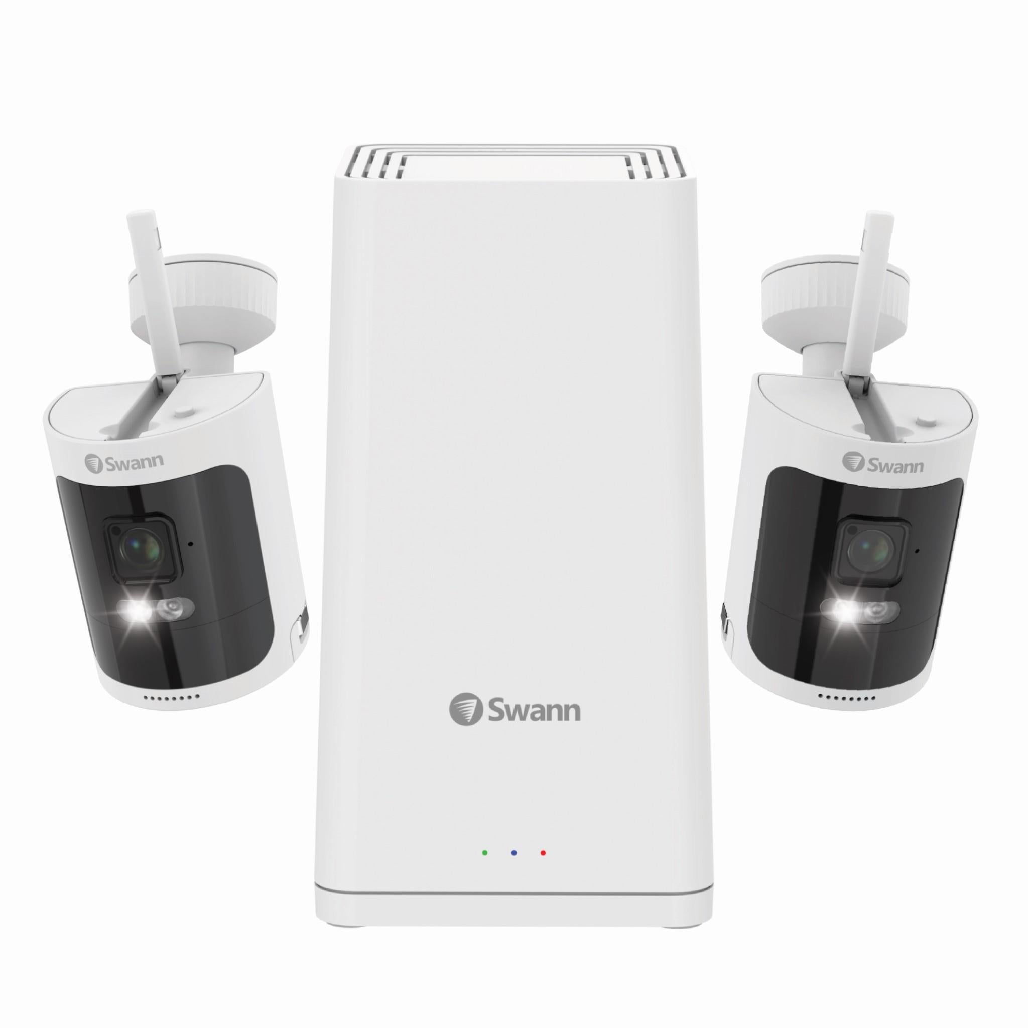 Swann CoreCam 1080p Battery Security Camera (White) [2 Pack] - JB Hi-Fi