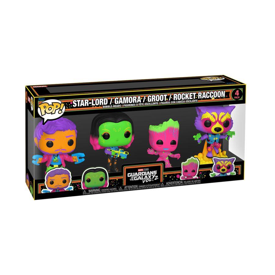 Guardians of the Galaxy: Volume 2 - Blacklight Pop! 4-Pack - JB Hi-Fi