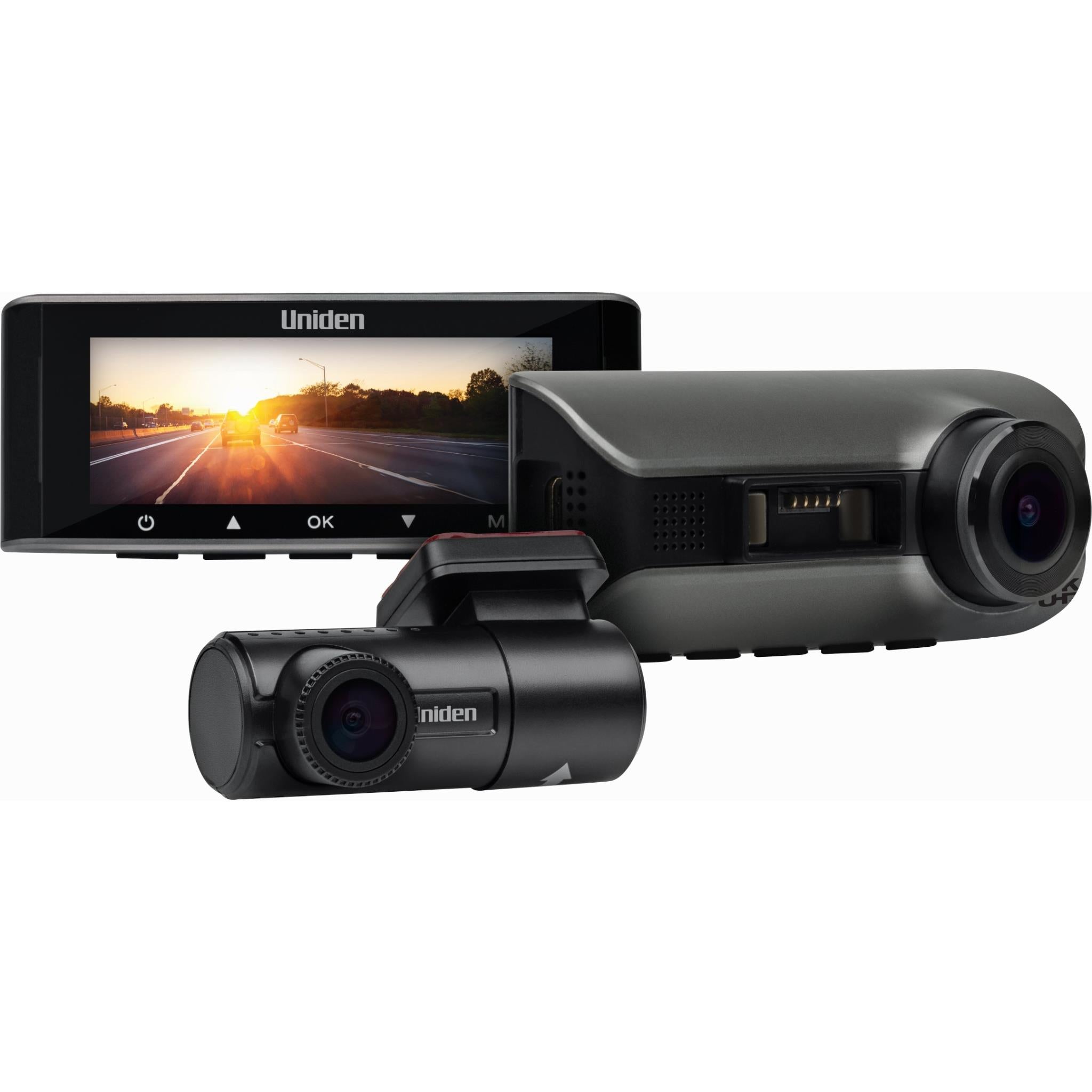Uniden iGO CAM 75R 2K Smart Dash Camera with FHD Rear Camera - JB Hi-Fi
