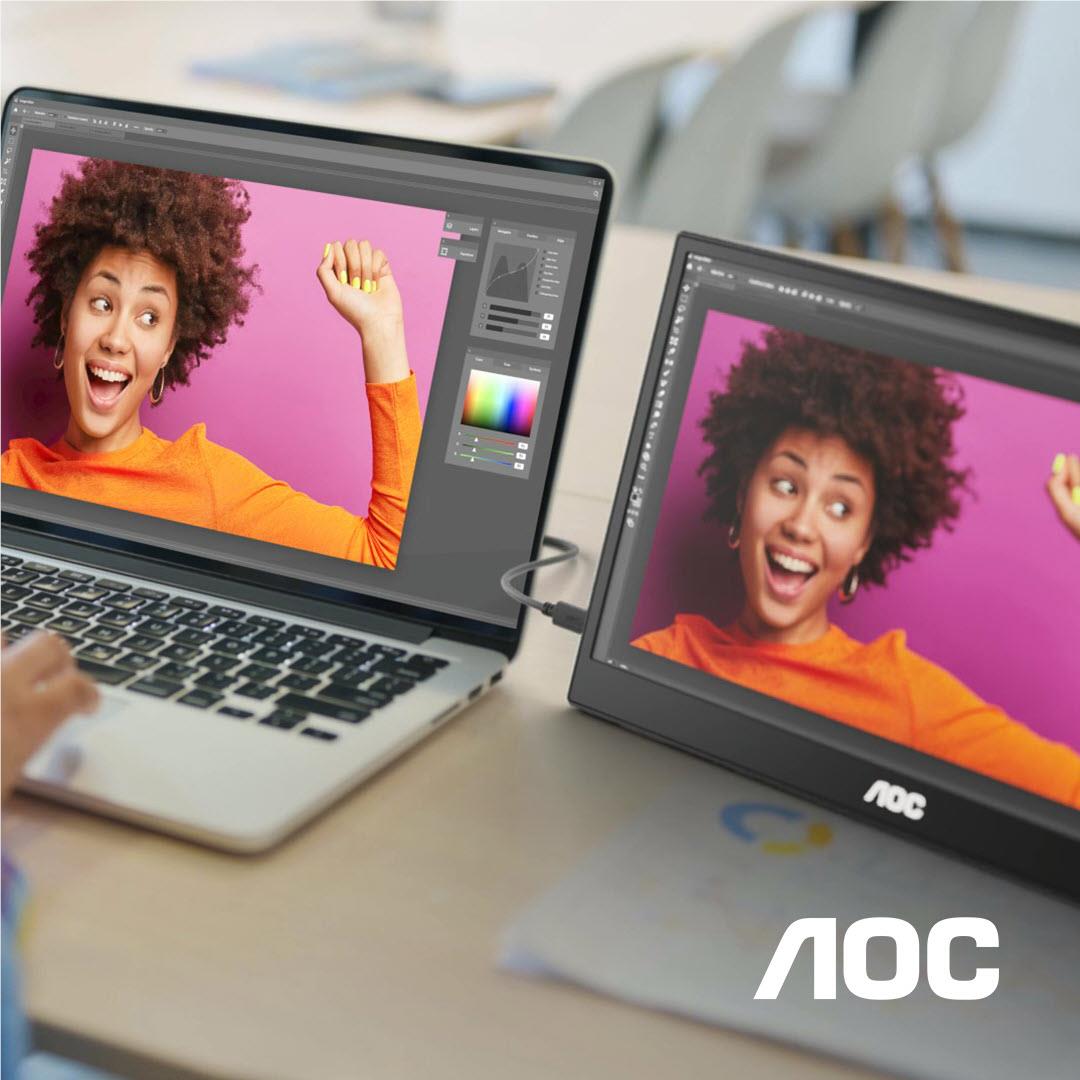 AOC 16T3E 15.6" FHD IPS USB-C Portable Monitor