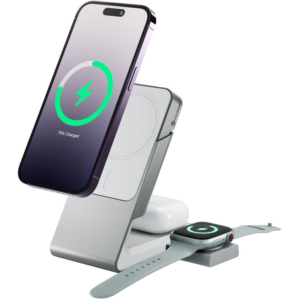 Alogic Matrix 3-in-1 Universal Magnetic Charging Dock With Apple Watch 