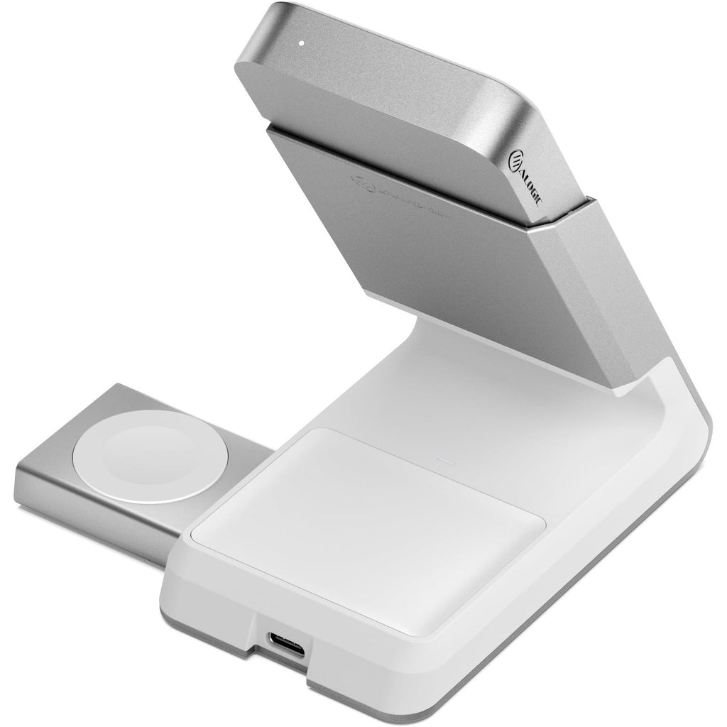 Alogic Matrix 3-in-1 Universal Magnetic Charging Dock With Apple Watch 