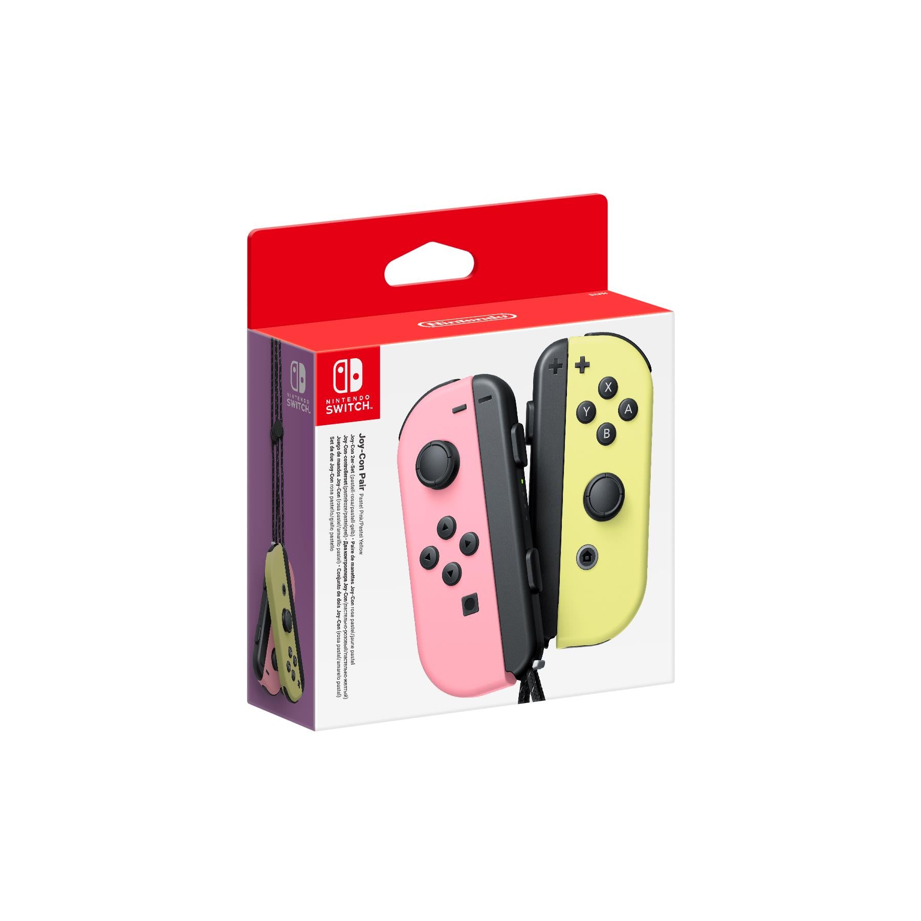 Nintendo Switch Joy-Con Controller Pair Pastel Pink  Pastel Yellow JB  Hi-Fi