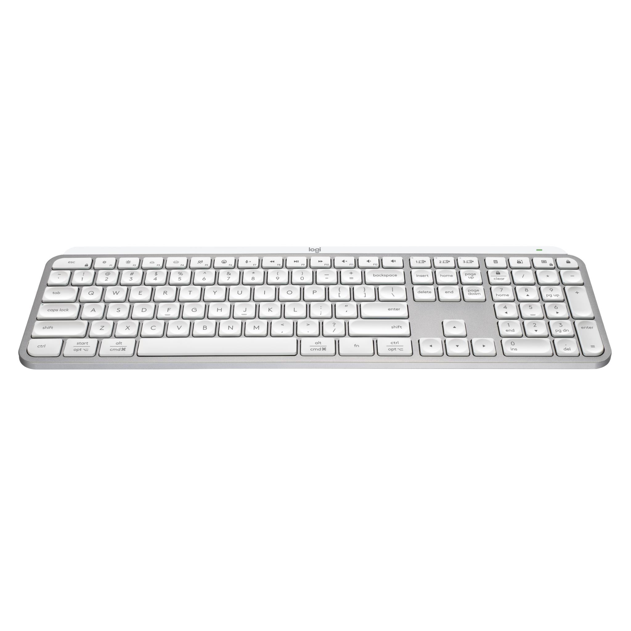 Logitech MX Keys S Advanced Wireless Illuminated Keyboard (Pale Grey) - JB  Hi-Fi