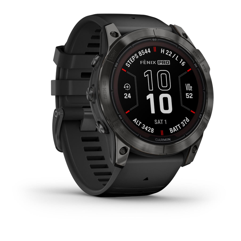 Garmin fenix® 7X Pro Sapphire Solar Edition Carbon Grey Titanium with ...