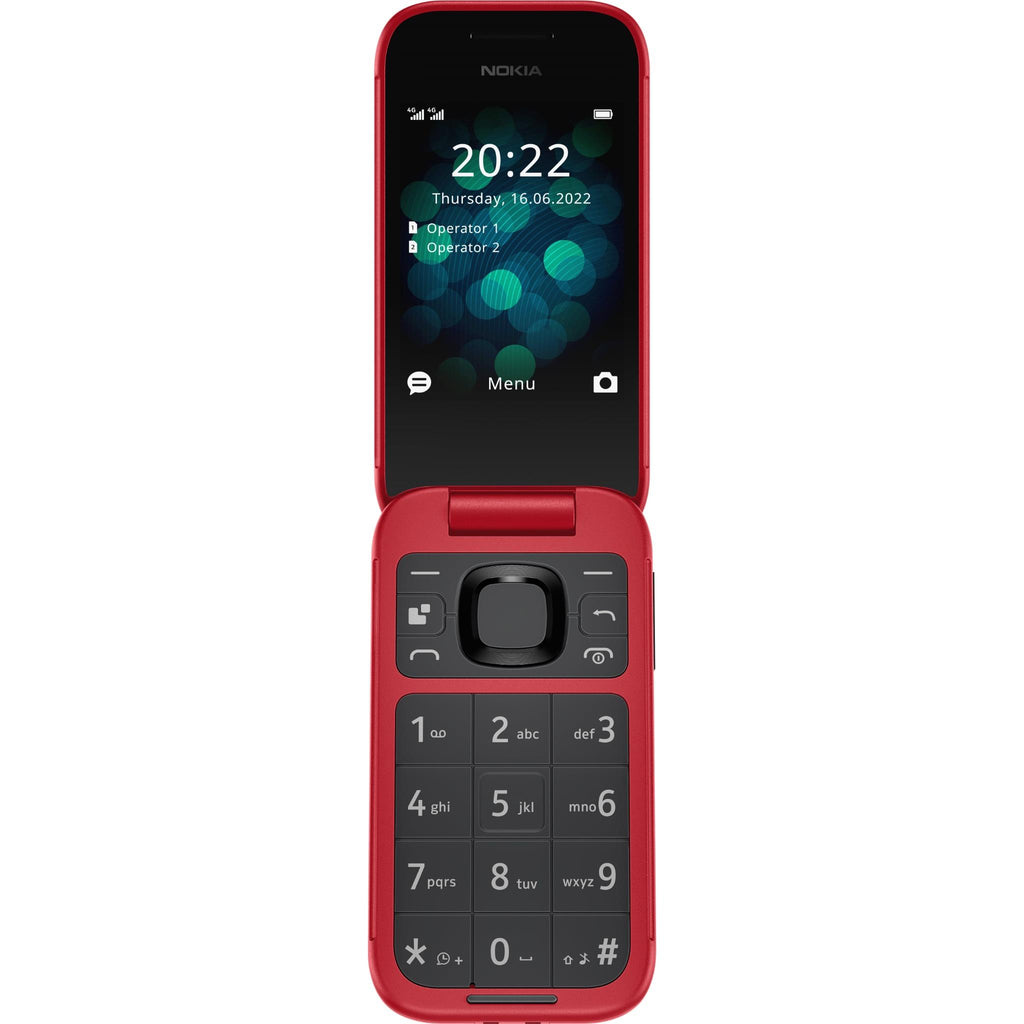 Nokia 2660 Flip 4G 128MB (Red) - JB Hi-Fi