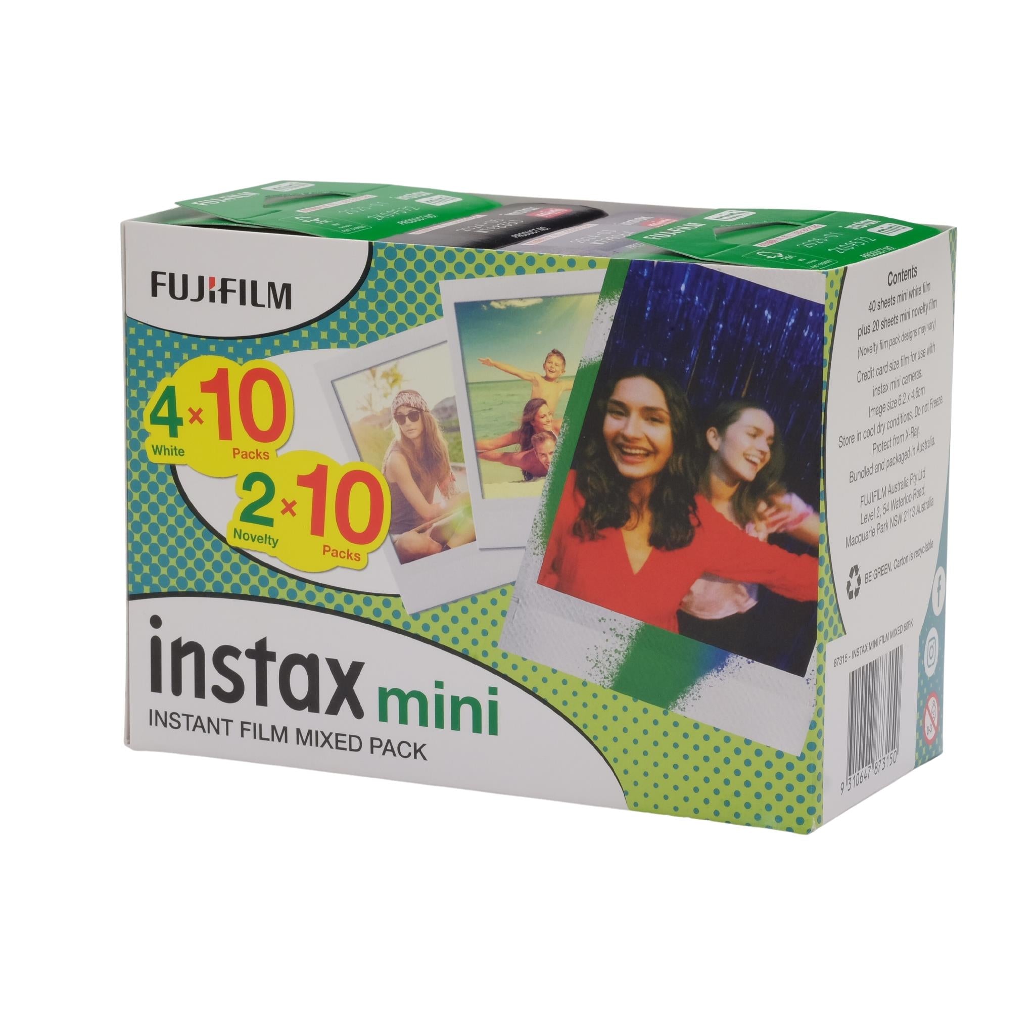 FujiFilm Instax Mini Colour Film 20 shots. – Film Camera Store