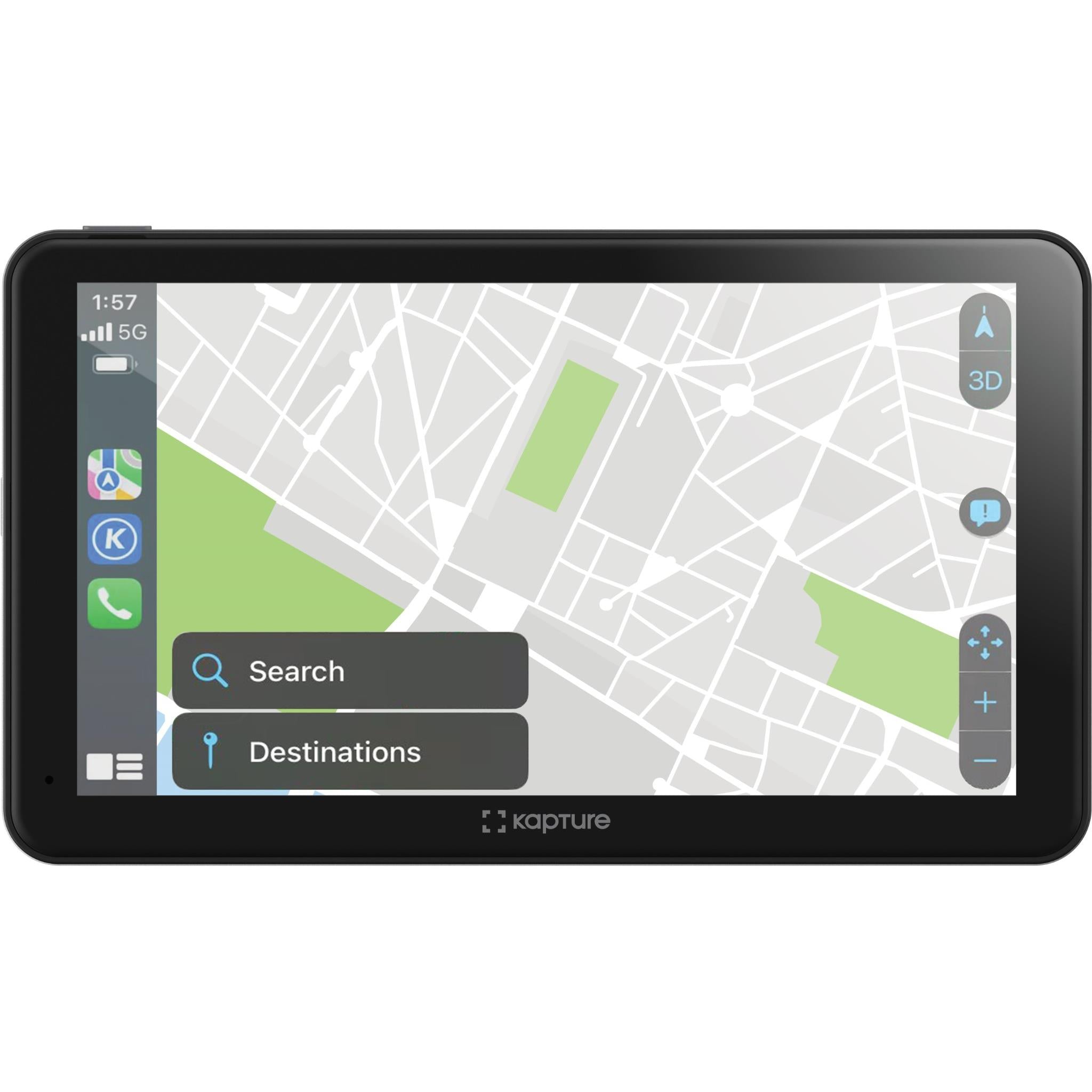 Kapture KPT-W72 Wireless 7" Smart Monitor with FHD Front and Rear Dash Camera