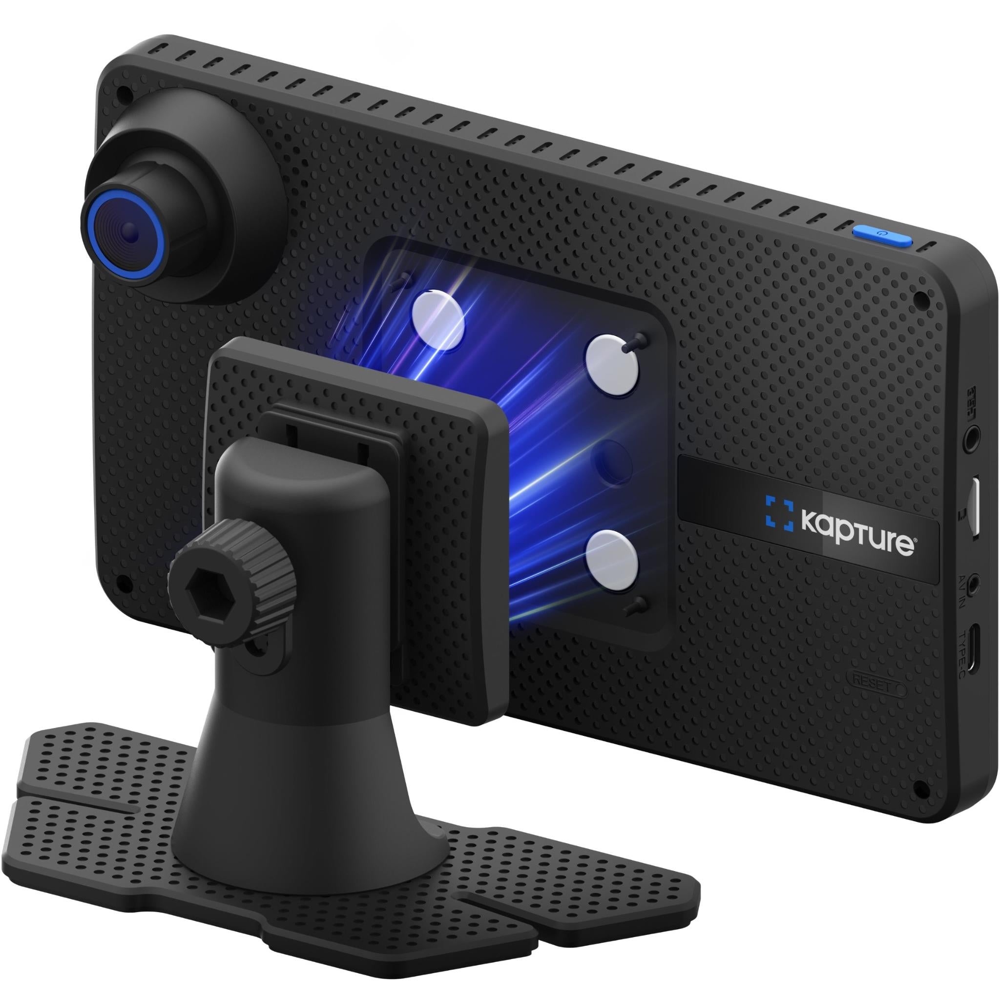 Kapture KPT-W72 Wireless 7" Smart Monitor with FHD Front and Rear Dash Camera